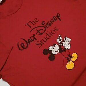 VTG Vintage 90's Disney Shirt Tee - Adult Men's SZ Size M Medium | Red